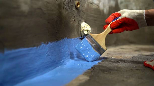 Commercial Waterproofing project at a Magnolia, NC business property by SJ Waterproofing Pros